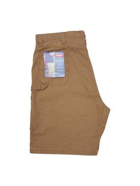 Wrangler Carpenter Loose Fit Shorts Sz 44 100% Cotton Natural Waist Tech Pocket